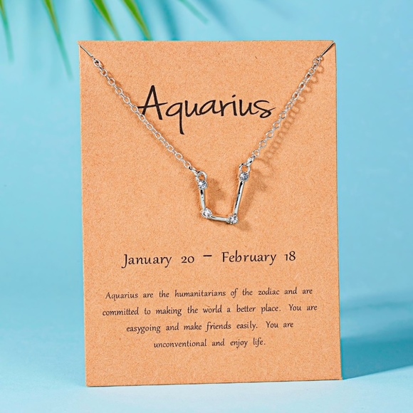 Golden Threads Jewelry - Zodiac Constellation AQUARIUS